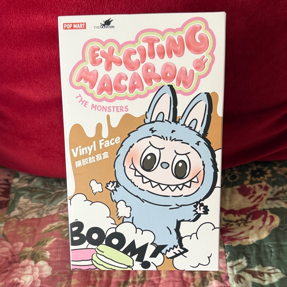Labubu Exciting Macaron Blind Box Plush Pendant